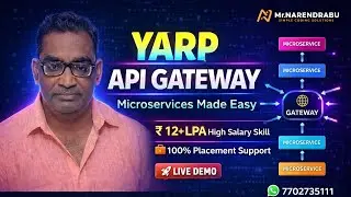 Earn ₹12+ LPA with YARP API Gateway | .NET Microservices 🔥 By Mr.Narendrababu