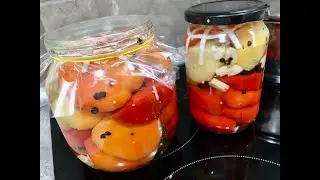 Zimnica paradajz paparika, Pickled paprika, Eingelegte Paprika
