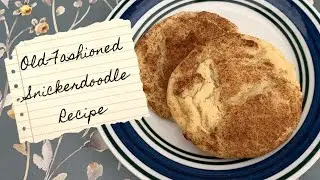 Old Fashioned Snickerdoodles #cookies #baking #cinnamon #holidaybaking