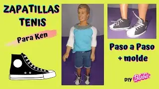 Aprende hacer zapatillas tennis para Ken