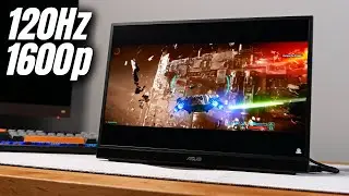 120Hz + 1600p na 16 INČA! ASUS ZenScreen MB16QHG recenzija!