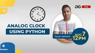 Analog Clock using Python