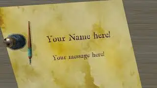 Your message here / stamp