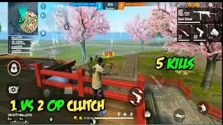 Full rush gameplay.| 1 vs 4 op clutch. Overpower gameplay. Garena free fire. #shorts