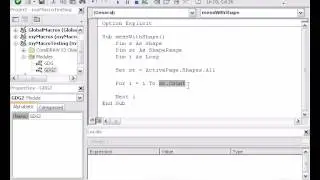 GDG Macros Tutorials Lesson 8 Part 1 Functions in detail and shaperange add