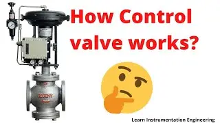 What is Control valve and how does it throttle? | Learn Instrumentation Engineering