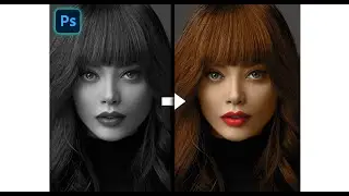 How to Colorize A Black And White Photo in Photoshop CC | Photoshop Tutorial!