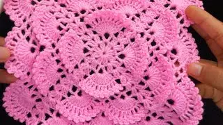 Crochet Square shape Tablecover New Design,How To Crochet Square Granny quick and easy tutorial