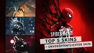 Spider-Man 2: Alle Skins von Peter Parker + TOP 5 🔥🎮 inkl. Skin Teaser!