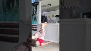 G-ma works on flexibility,  maybe I'll be able to be young and stretchable again 