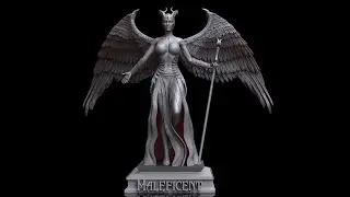 Maleficent 3D print model