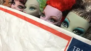 Unboxing! Lot of Monster High Dolls from eBay for Custimization.