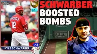Boosted Kyle Schwarber Hitting Home Runs #SHORTS MLB the Show 22