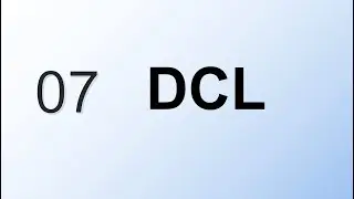 DCL statements