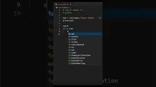 Sum of digits in python #shots #youtube #ytshorts #python