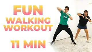11-Minute FUN Walking Workout with MOM • EASY & ENERGIZING • 1100 Steps • Walking Workout #167