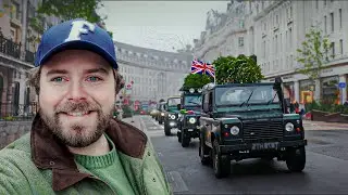 150 LAND ROVERS in CENTRAL LONDON!!! #defender