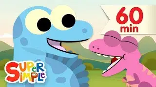 10 Little Dinosaurs 2 | + More  Kids Songs | Super Simple Songs