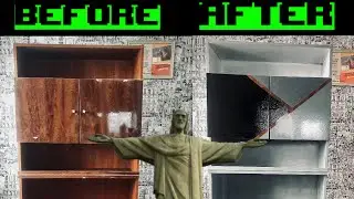 Крашу старый шкаф