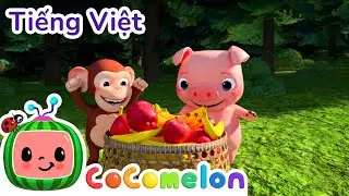 Táo Và Chuối | Bài hát dành cho trẻ em | CoComelon Lồng tiếng việt - Karaoke dành cho trẻ em