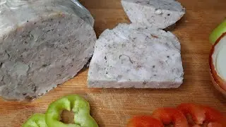 Домашняя колбаса  из курицы. Теперь  не покупаю  магазине.