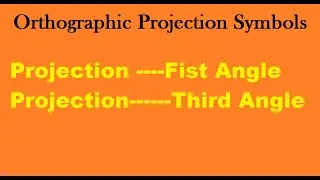 Orthographic Projection Symbols