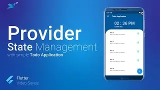 Provider state management in flutter with Todo Application