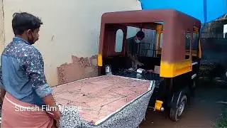 Piaggio Ape upholstery work in Kerala part 2