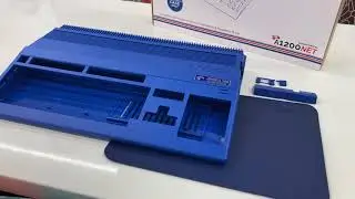 New Amiga 500 Case - Dark Blue + Mouse Mat Bonus