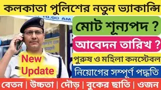 Kolkata police constable new Vacancy 2021-2022| Kolkata police Recruitment 2021-2022