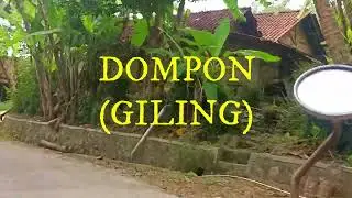 Perjalanan Si Plethuk RUTE PRANGKokAN-GILING-DOMPON-PETET-POPONGAN