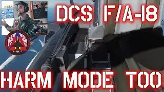 DCS F18 - HARM TOO MODE TUTORIAL - ENGLISH