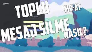 TOPLU MESAJ SİLME Discord | MC-AT