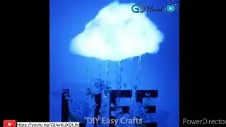 ide ide membuat kreatifitas lampu hias dengan tema Awan @goflanel
