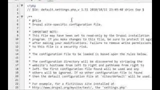 Drupal Internals: settings.php