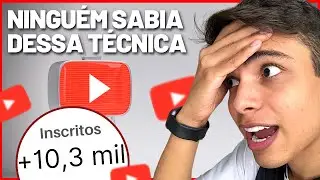 COMO CRESCER NO YOUTUBE DO ZERO E GANHAR 300 INSCRITOS POR DIA