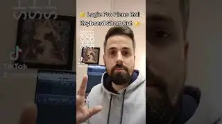Top LOGIC PRO piano roll keyboard SHORTCUT 
