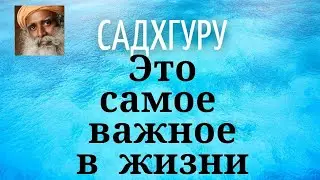 Садхгуру - Это самое важное в жизни.