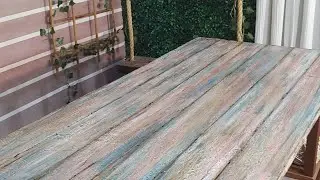 Restauração da mesa Pátina - Reforma do Ateliê
