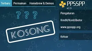 Cara Memunculkan Game di PPSSPP | Cara Pasang Pes 2022 ppsspp