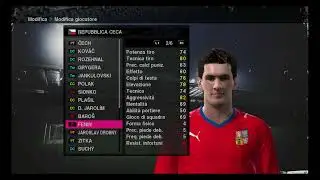 statistiche dei giocatori della repubblica ceca su pro evolution soccer 2010