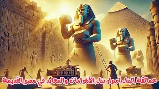 عمالقة البناء أسرار بناء الأهرامات والمعابد في مصر القديمة🏛️👷‍♂️🛠️✨🔺