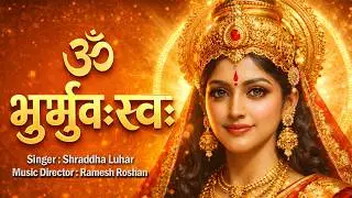 Om Bhur Bhuvah Svah ~ Gayatri Mantra With Lyrics ~ Mantra For Spiritual Growth & Energy