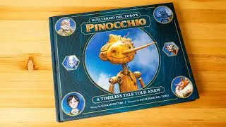 (book flip) Guillermo del Toro's Pinocchio: A Timeless Tale Told Anew