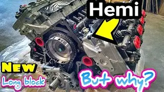 Why are we replacing this 5.7L V8 Hemi motor long block?  I will find out. Stay tuned for answer.