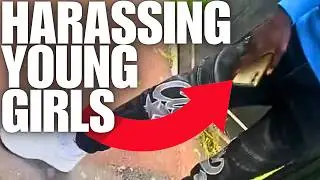 BRITISH GIRL HARASSED AT BUS STOP