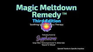Autism Sensory Therapy Magic Meltdown Remedy Third Edition