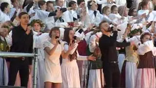 Kauno moksleivių Dainų šventės baigiamoji daina. 2017 06 03