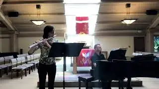 Francis Poulenc Sonata for Flute & Piano, 3rd movement, Presto giocoso