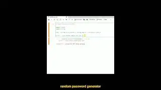 Random password generator in python | string function | built-in function, 20M+ views